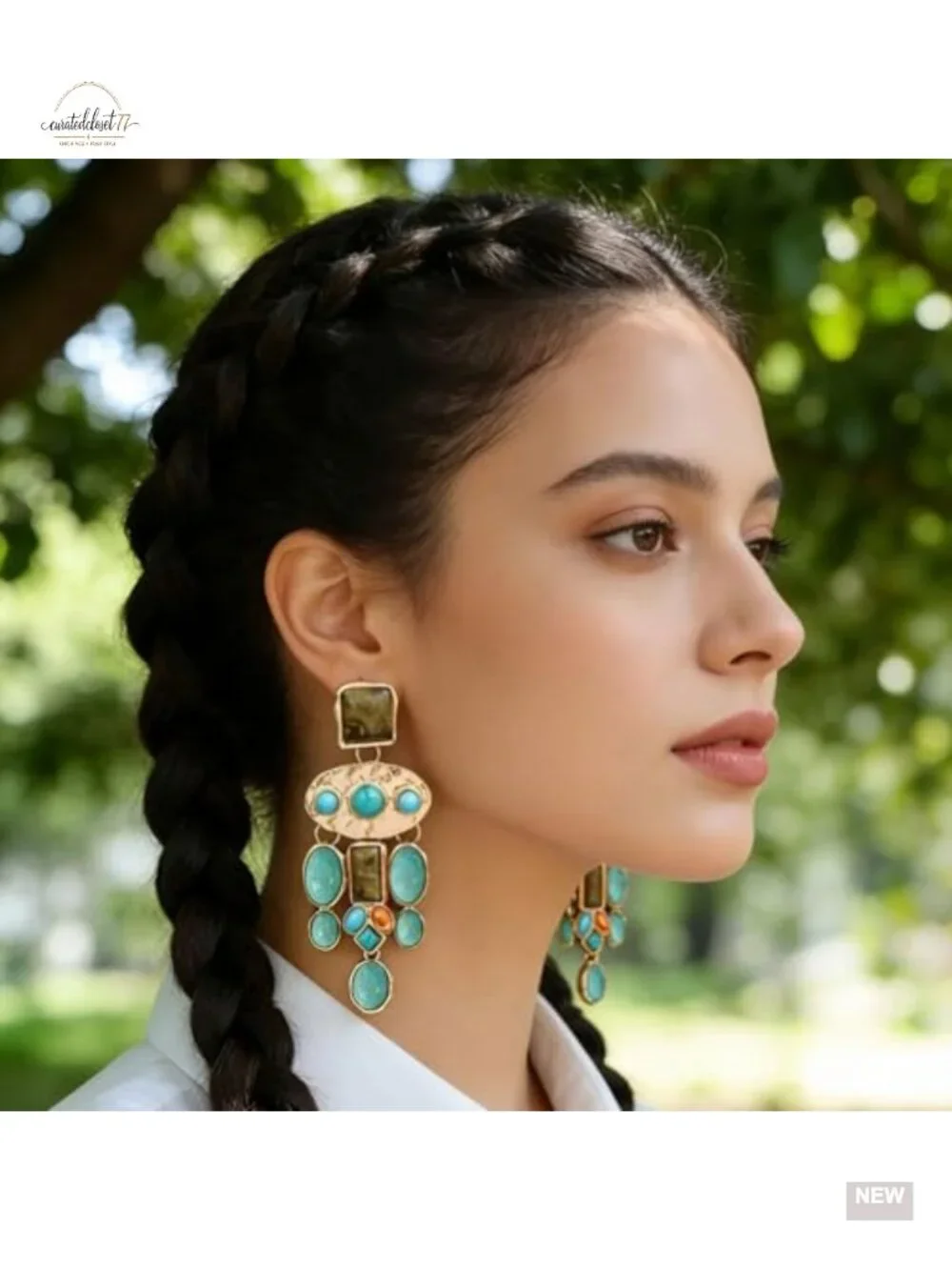 Boho Chandelier Drop & Dangle Earrings Vintage Statement Hippie Jewelry